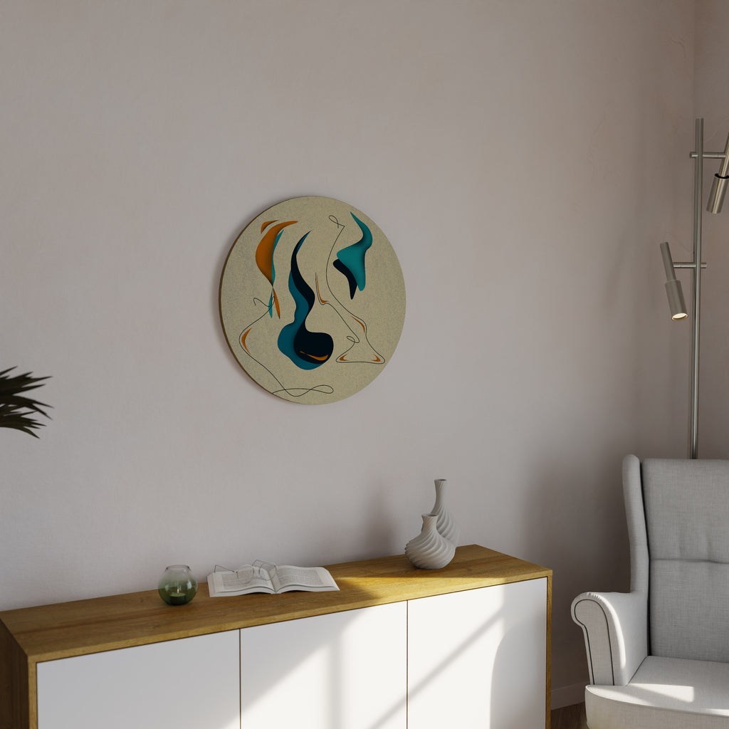 DREAMY DAZE Round Wall Art