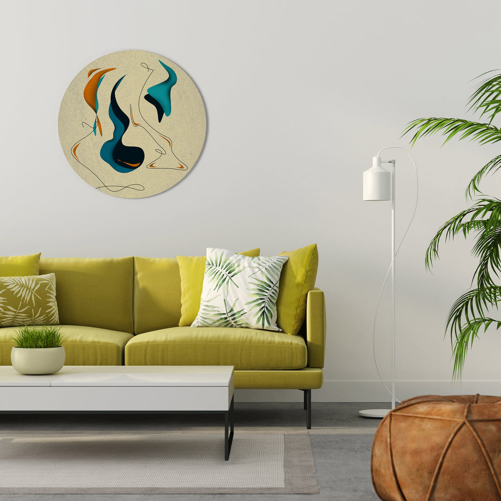 DREAMY DAZE Round Wall Art