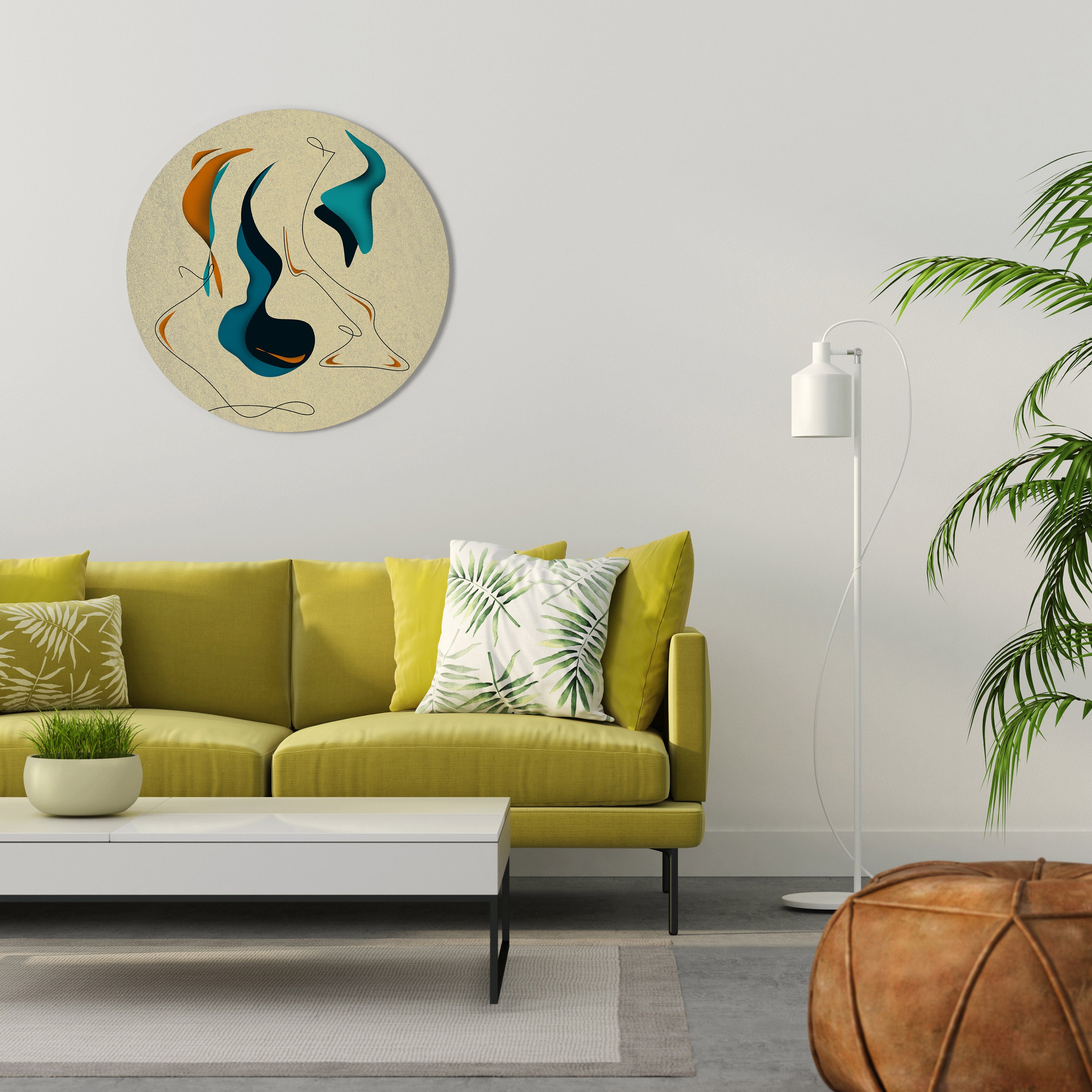 DREAMY DAZE Round Wall Art
