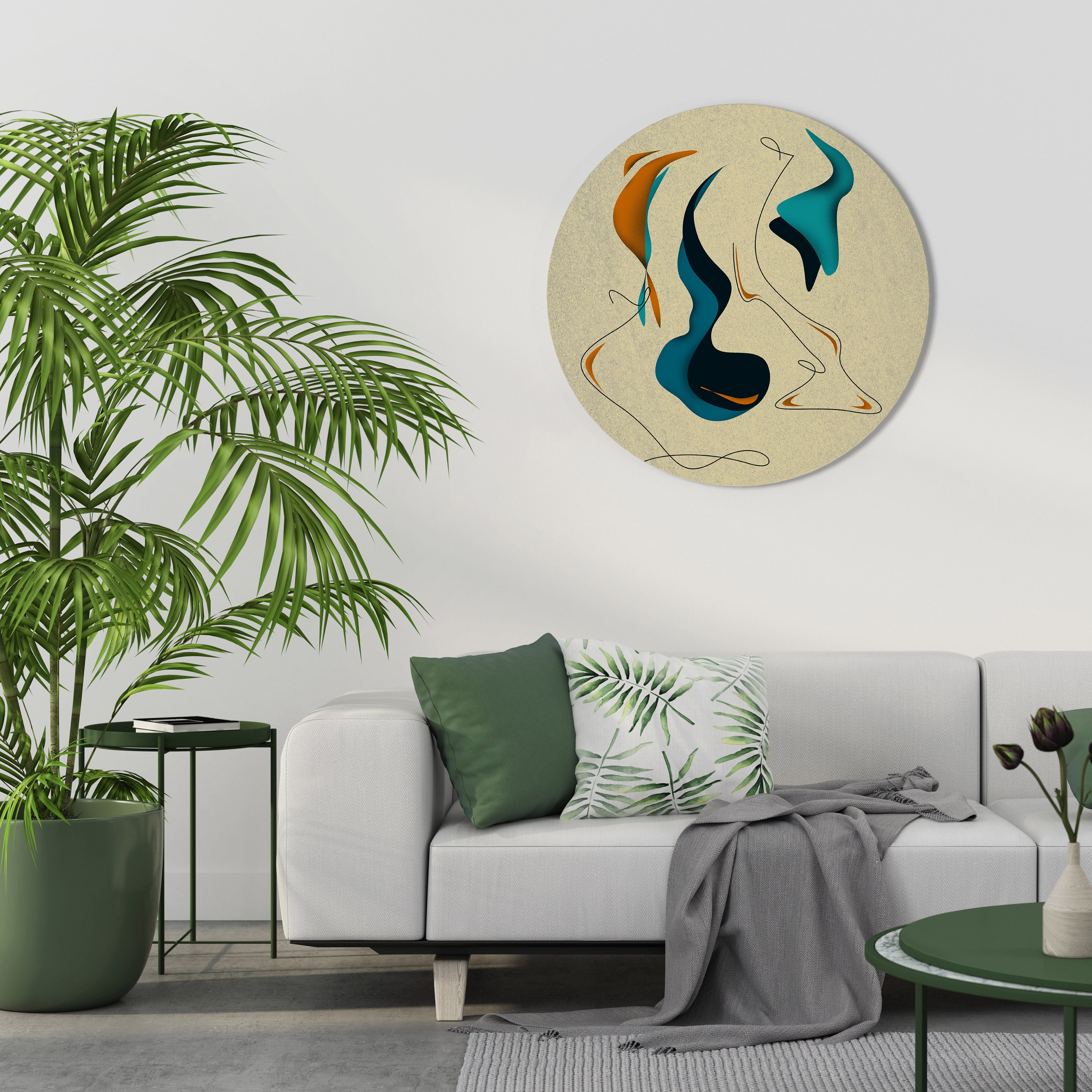 DREAMY DAZE Round Wall Art