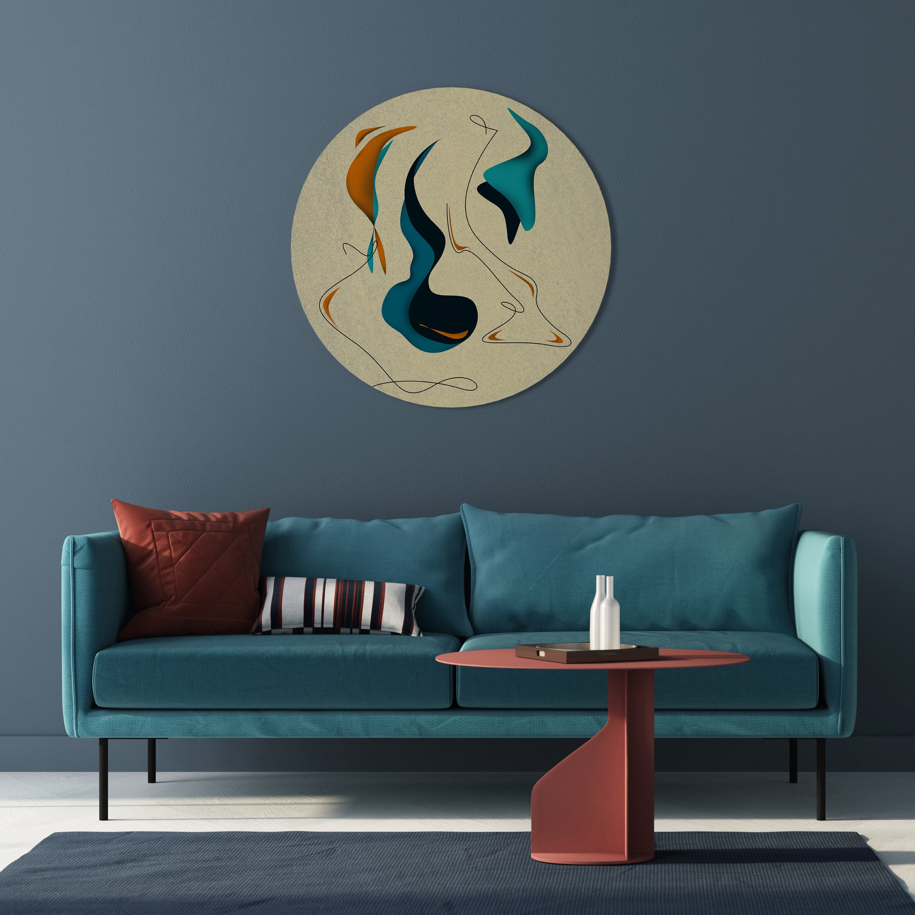 DREAMY DAZE Round Wall Art