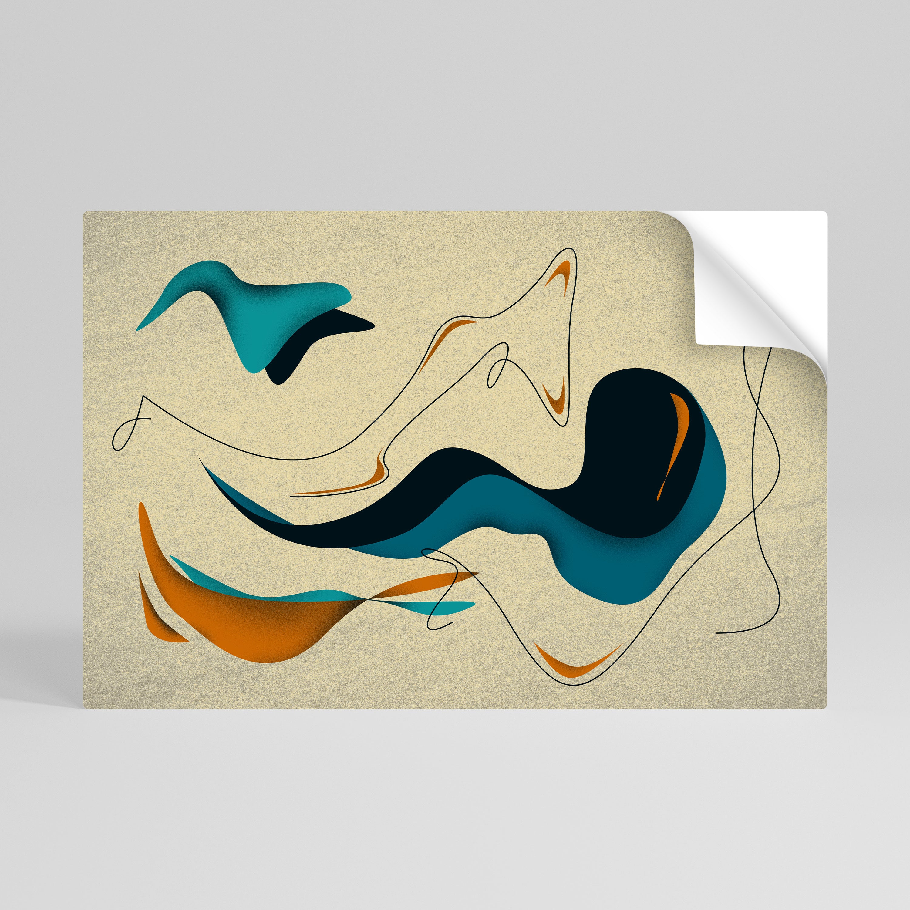 Póster horizontal autoadhesivo DREAMY DAZE