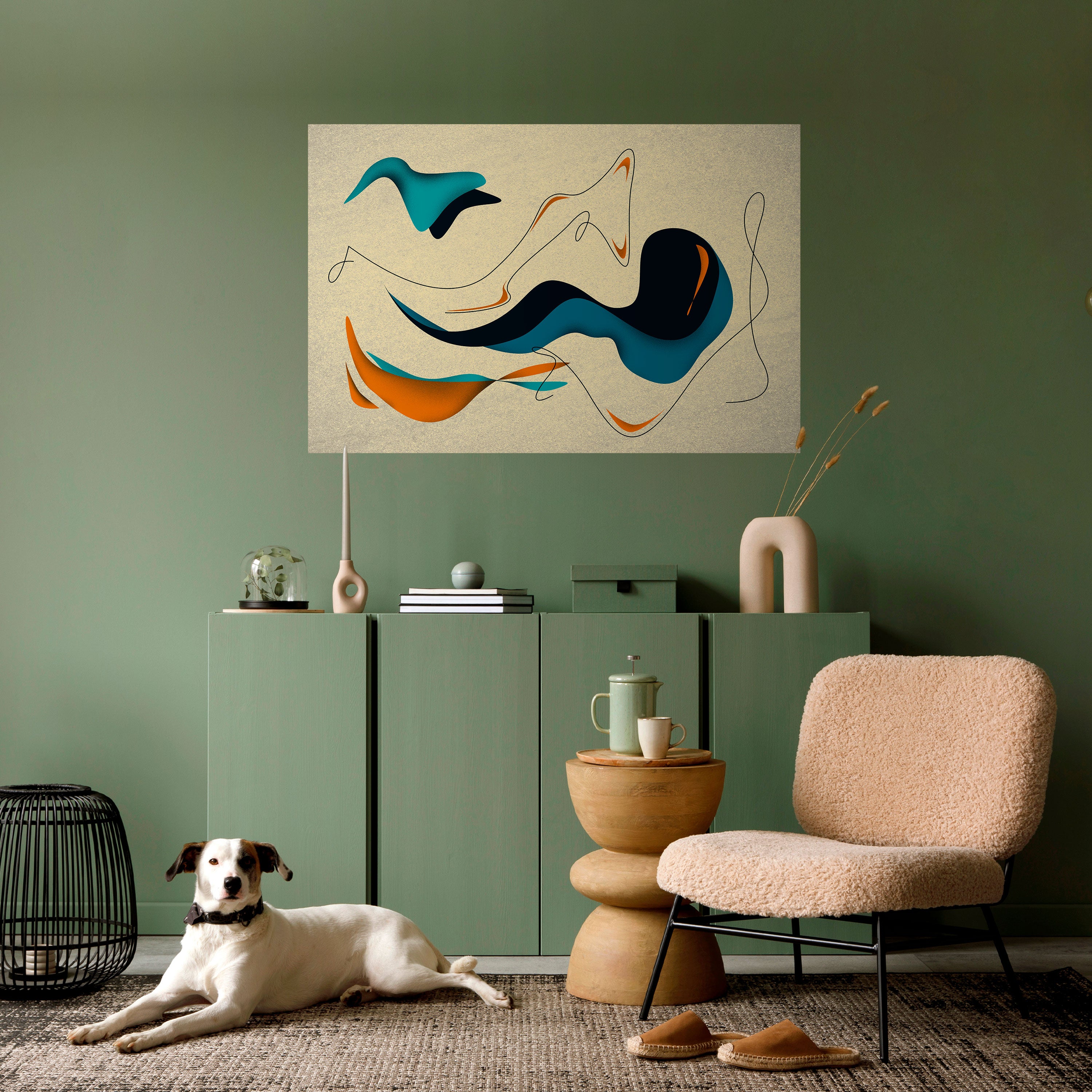 Póster horizontal autoadhesivo DREAMY DAZE