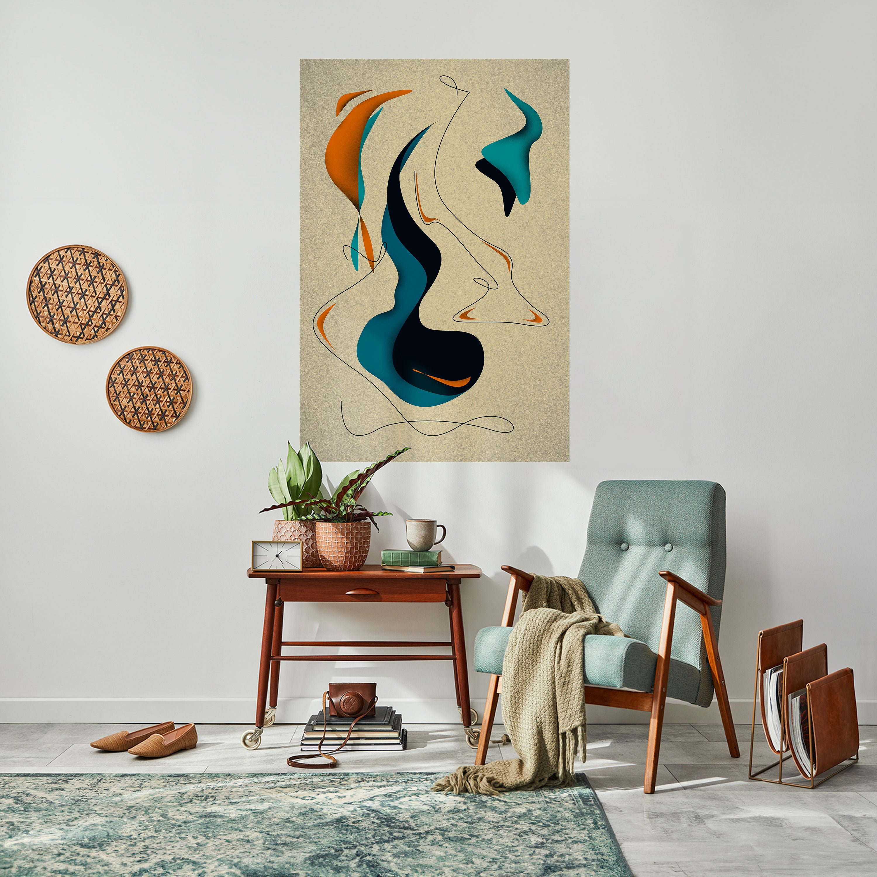 DREAMY DAZE Peel and Stick Vertical Poster