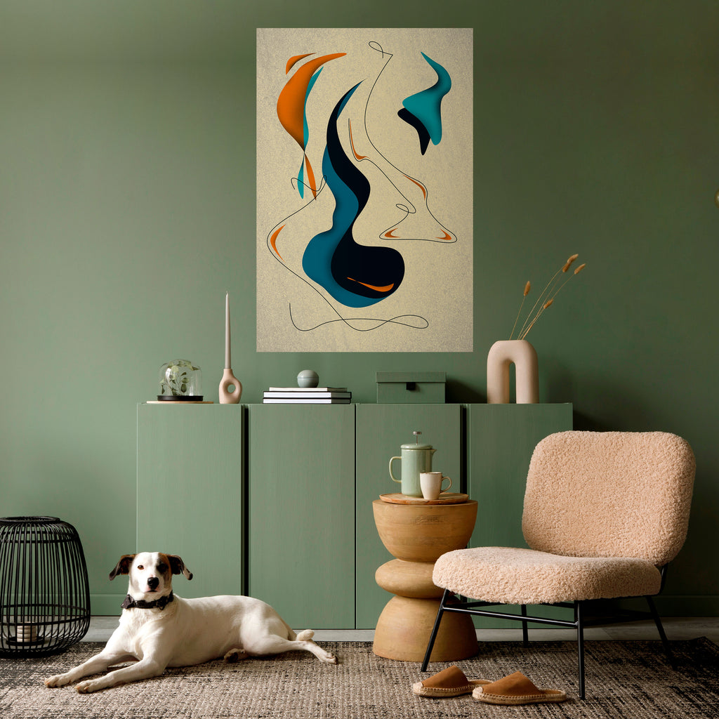 DREAMY DAZE Peel and Stick Vertical Poster