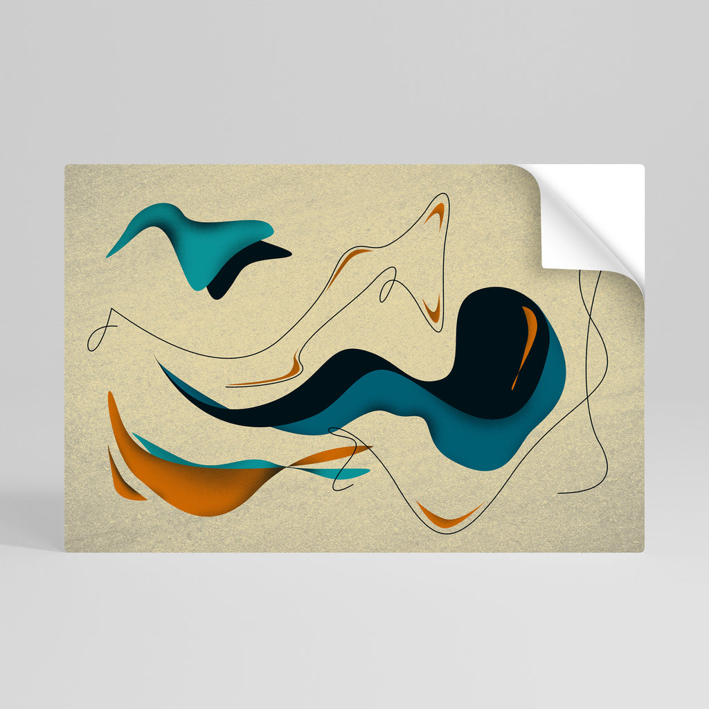 Póster horizontal autoadhesivo DREAMY DAZE