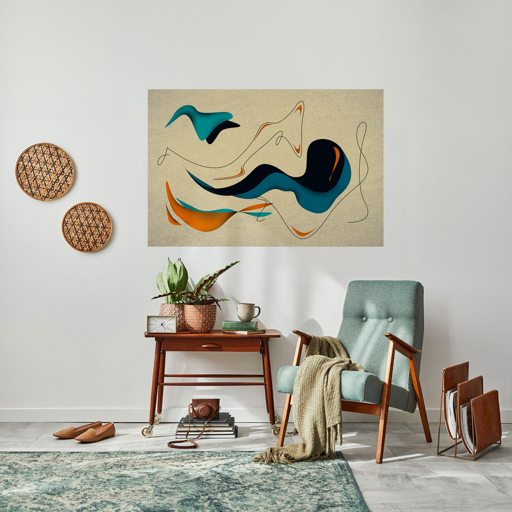 Póster horizontal autoadhesivo DREAMY DAZE