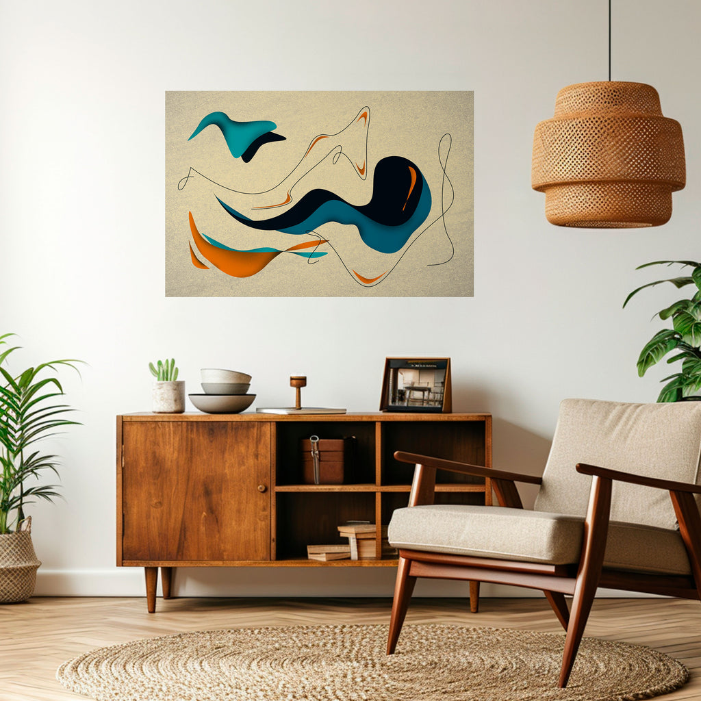 Póster horizontal autoadhesivo DREAMY DAZE