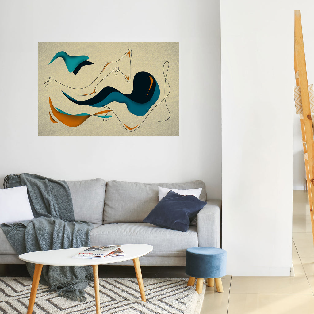 Póster horizontal autoadhesivo DREAMY DAZE