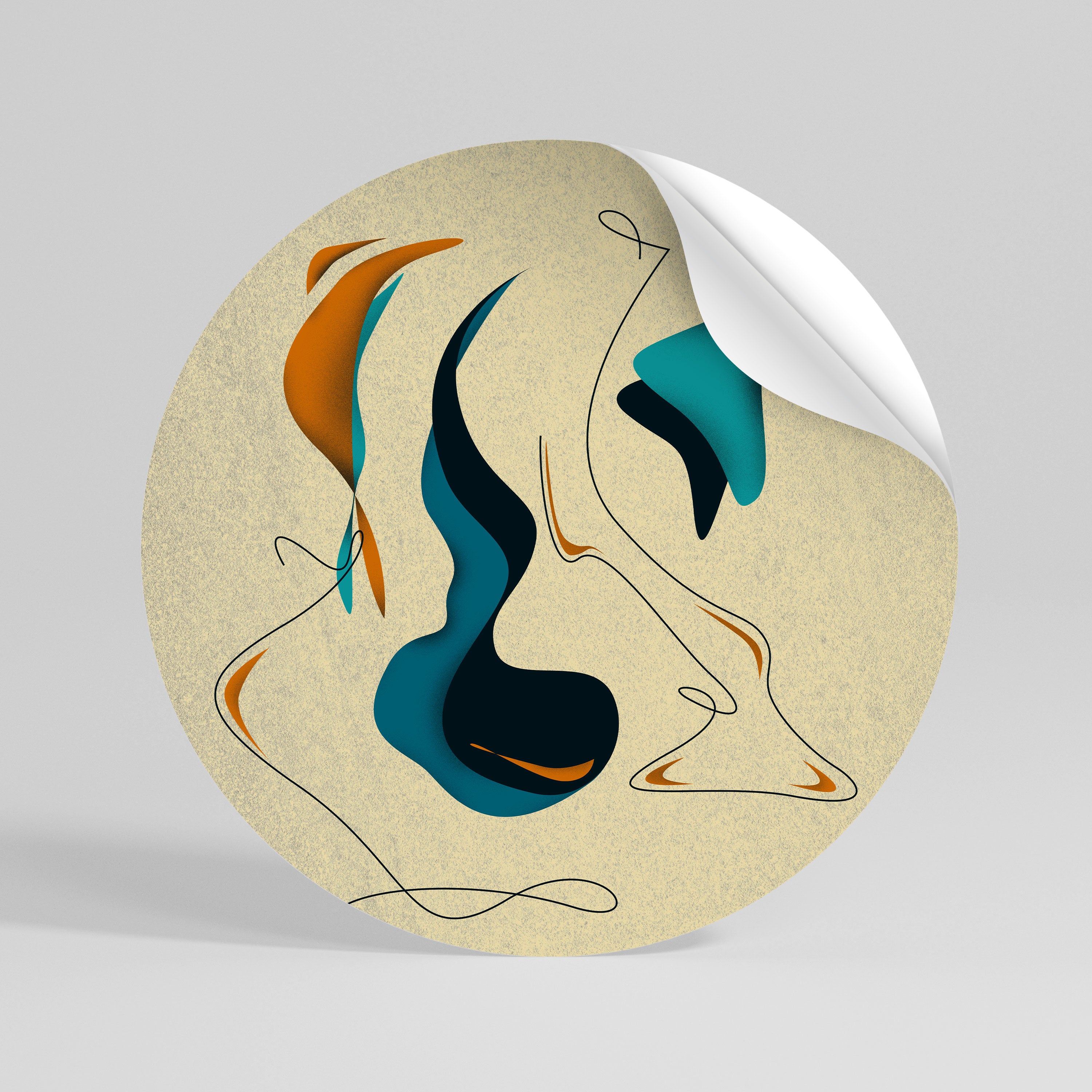 DREAMY DAZE Vinilo adhesivo redondo