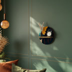 SILHOUETTE SONATA Estante Ovalado Decorativo en Efecto Roble