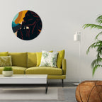 SILHOUETTE SONATA Round Wall Art