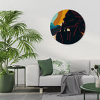 SILHOUETTE SONATA Round Wall Art