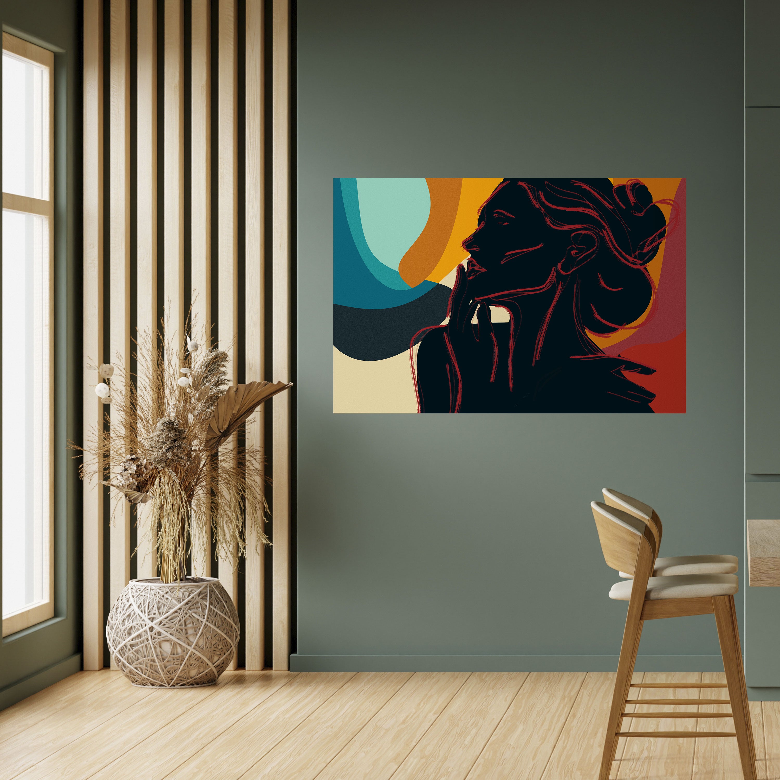 Póster horizontal autoadhesivo de SILHOUETTE SONATA