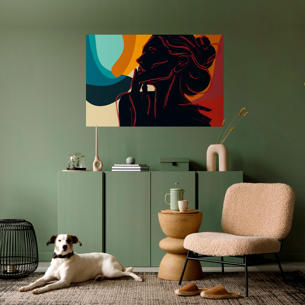 Póster horizontal autoadhesivo de SILHOUETTE SONATA