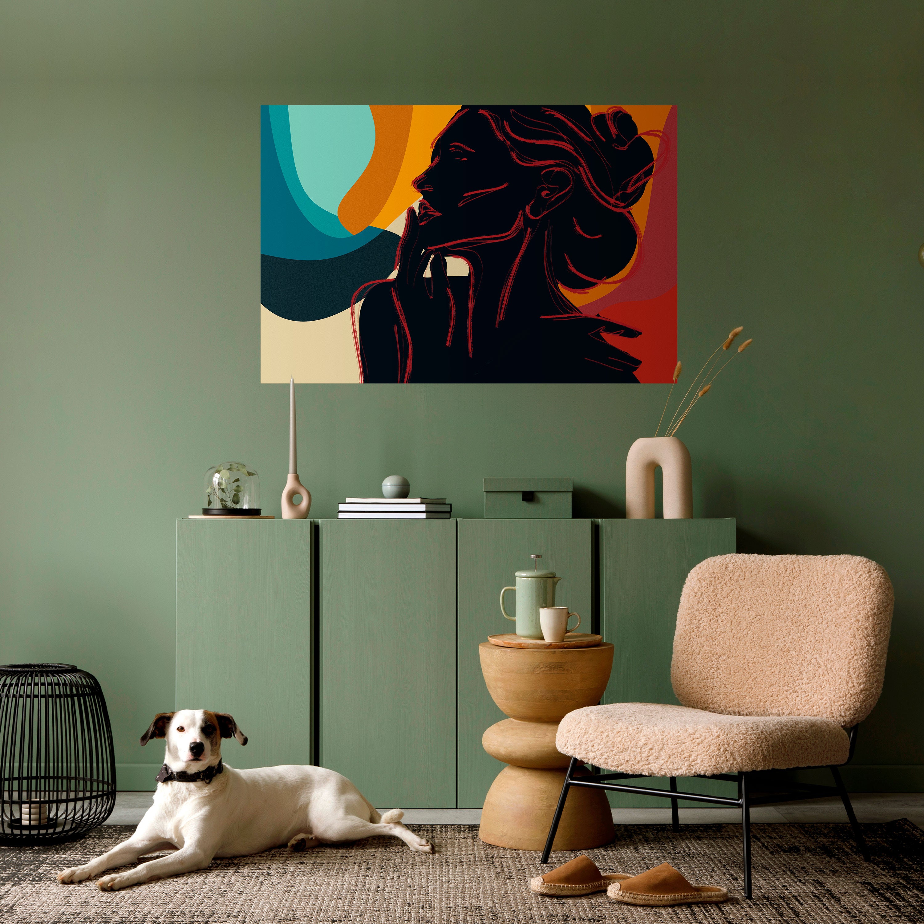 Póster horizontal autoadhesivo de SILHOUETTE SONATA