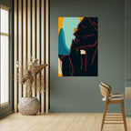 SILHOUETTE SONATA Póster Vertical Adhesivo