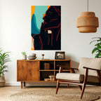 SILHOUETTE SONATA Póster Vertical Adhesivo