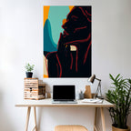 SILHOUETTE SONATA Póster Vertical Adhesivo