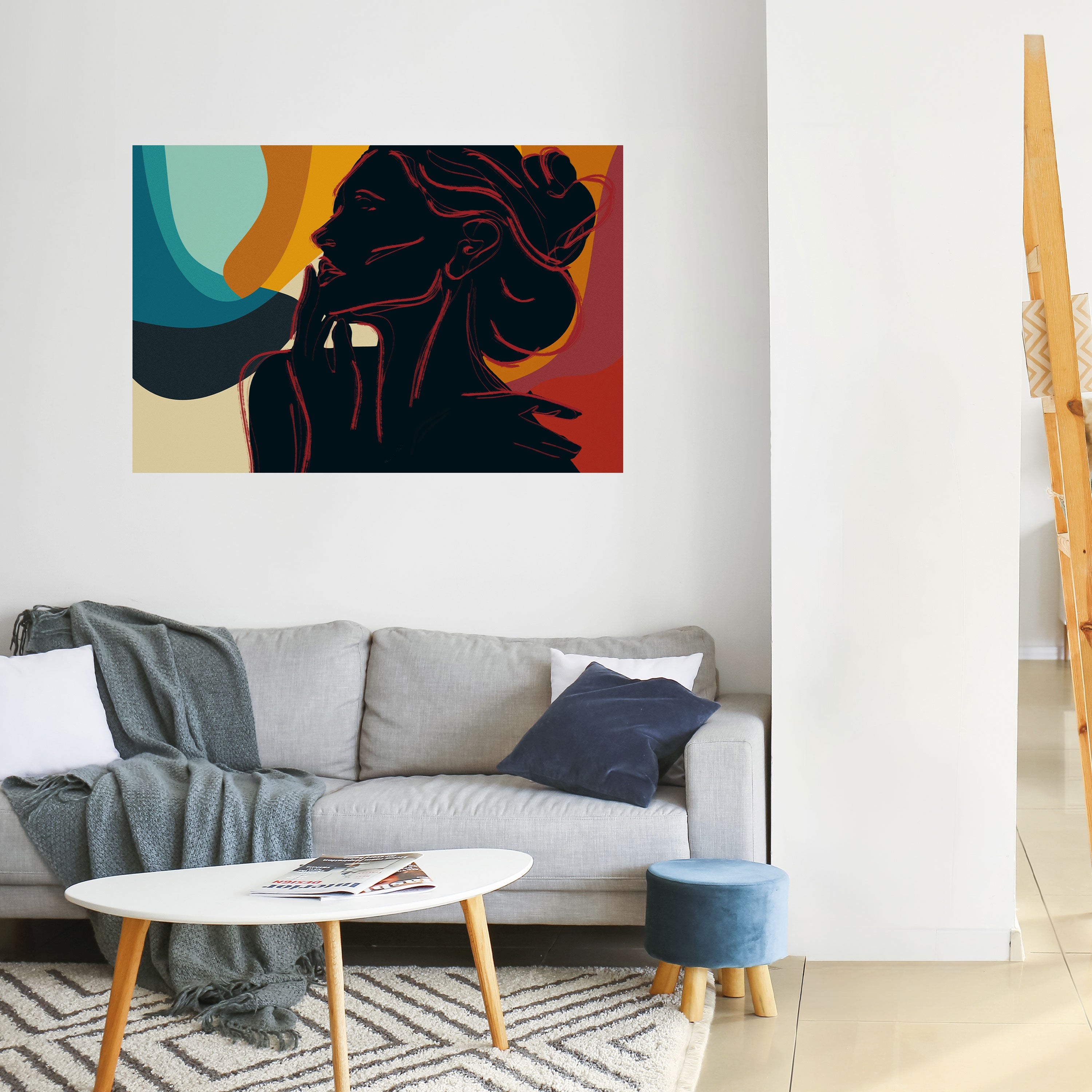 Póster horizontal autoadhesivo de SILHOUETTE SONATA