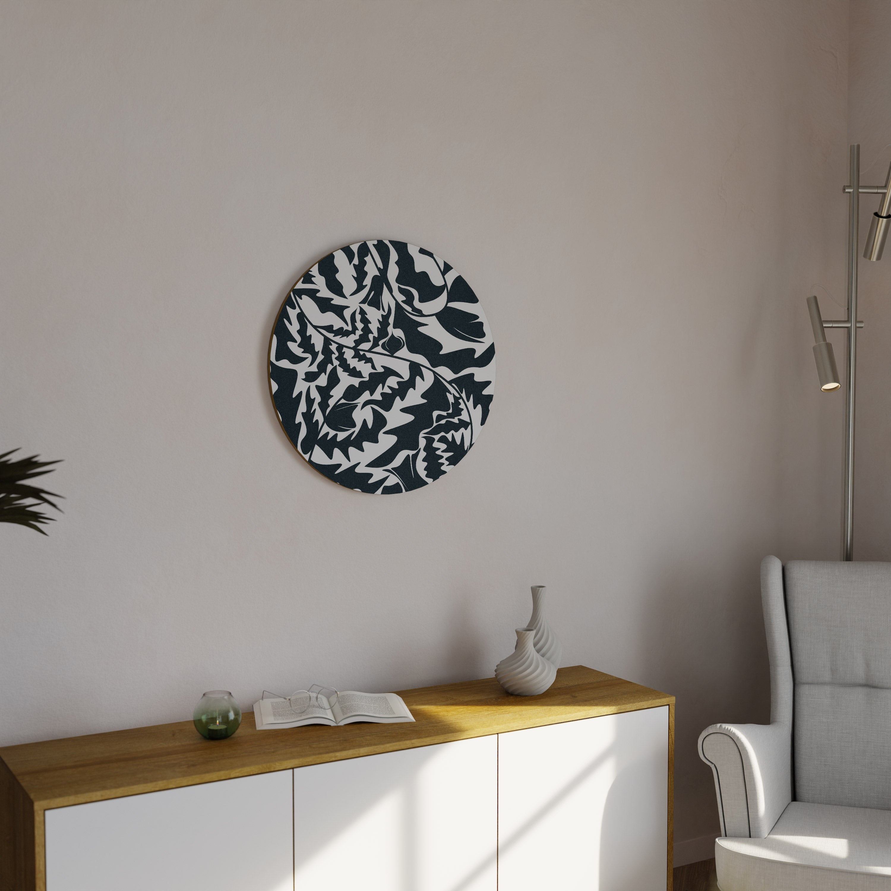 ETHEREAL ORNAMENT Round Wall Art