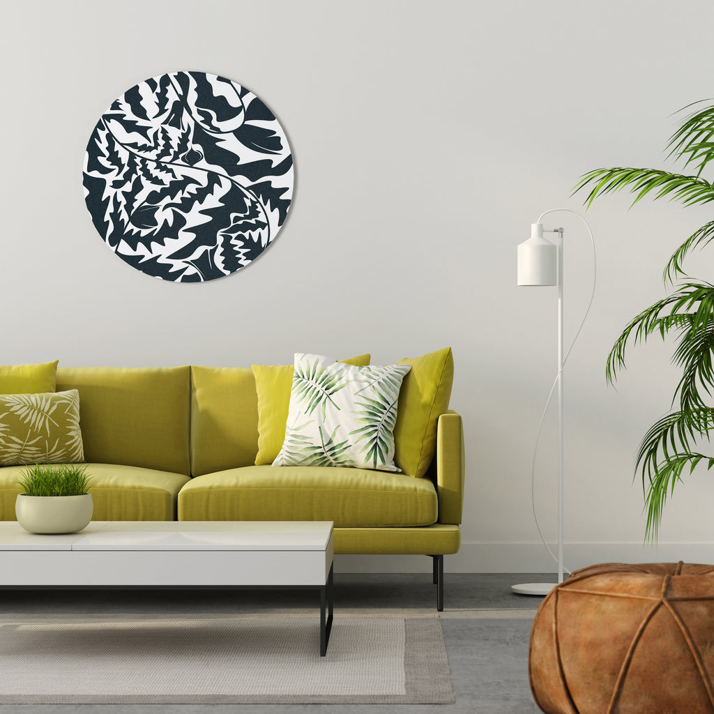 ETHEREAL ORNAMENT Round Wall Art