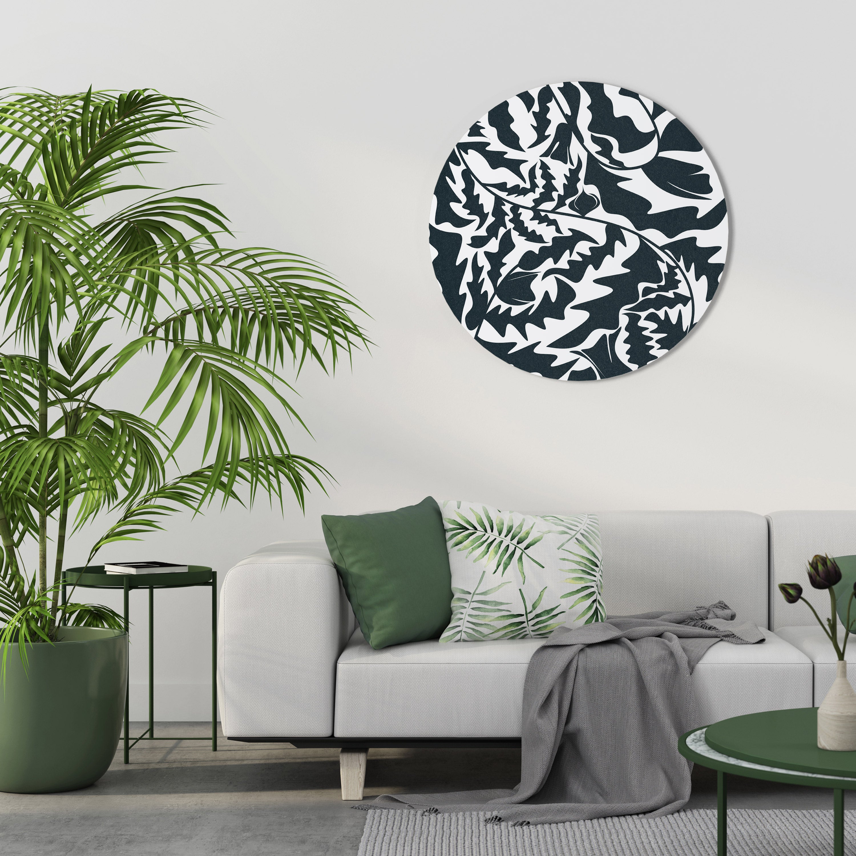 ETHEREAL ORNAMENT Round Wall Art