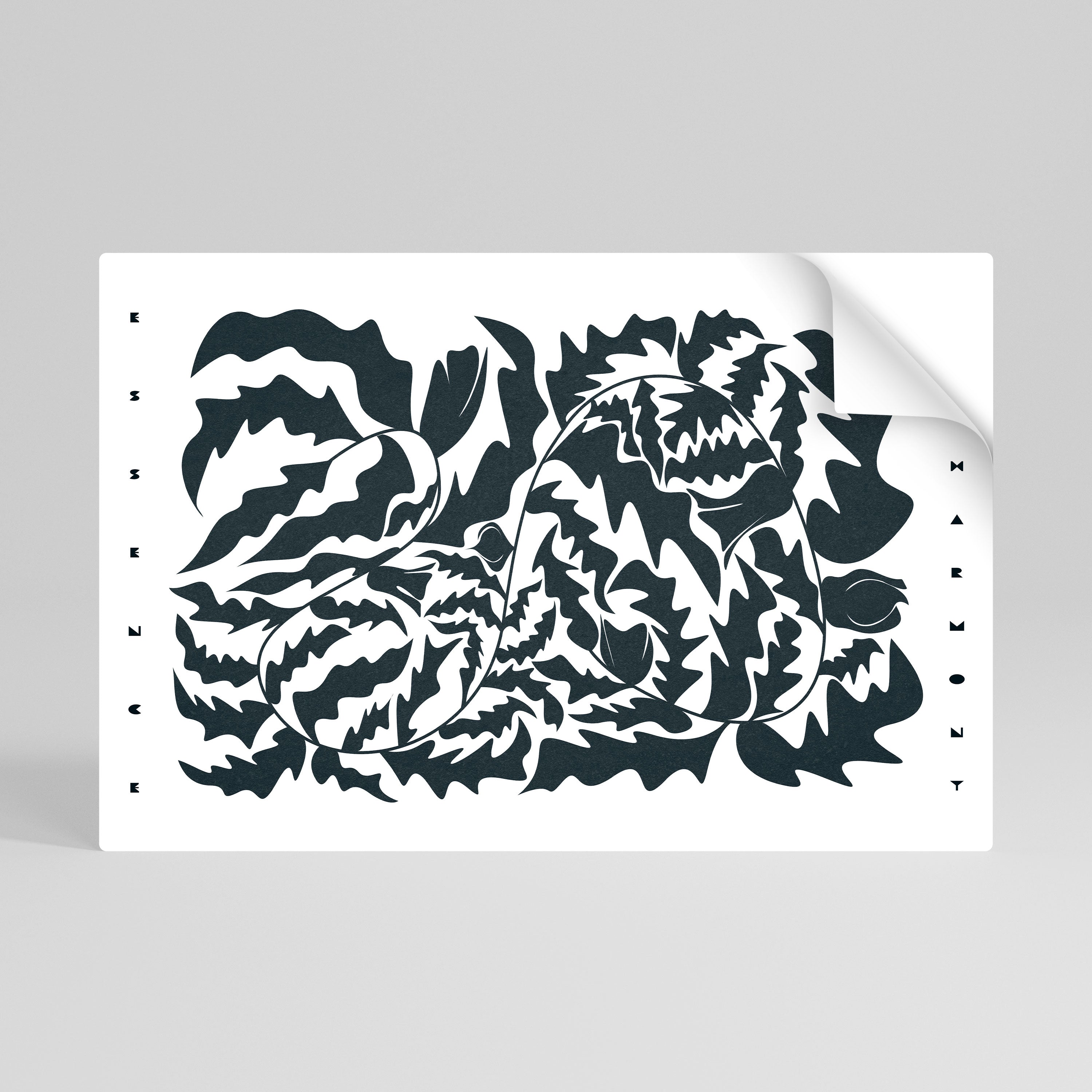 ETHEREAL ORNAMENT Peel and Stick Horizontal Poster