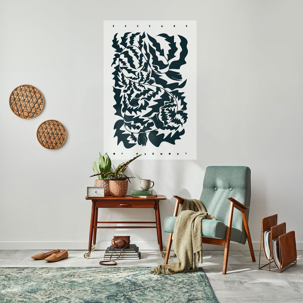ETHEREAL ORNAMENT Peel and Stick Vertical Poster