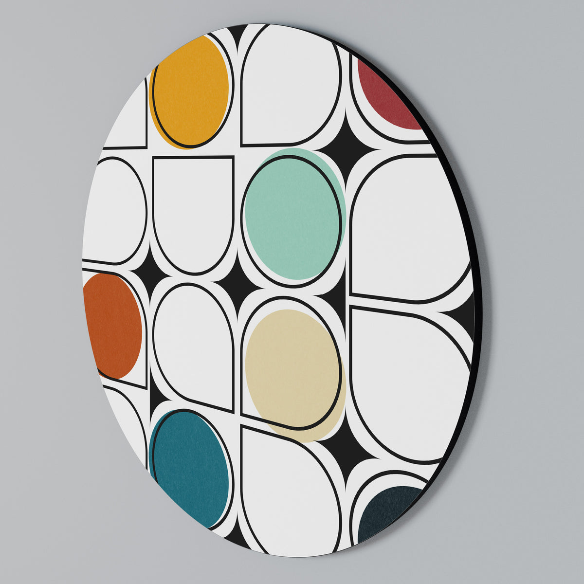 HUE HARMONY Arte de pared redondo