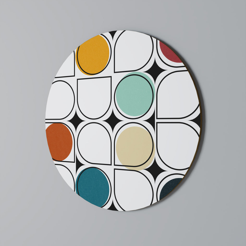 HUE HARMONY Round Wall Art
