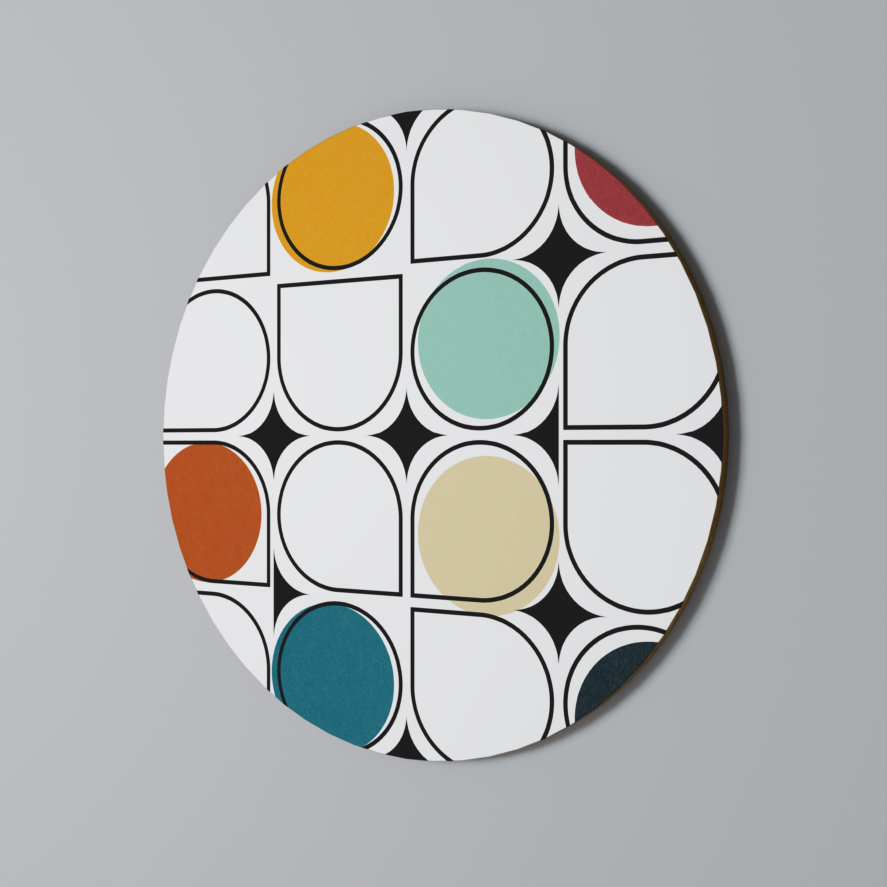 HUE HARMONY Round Wall Art