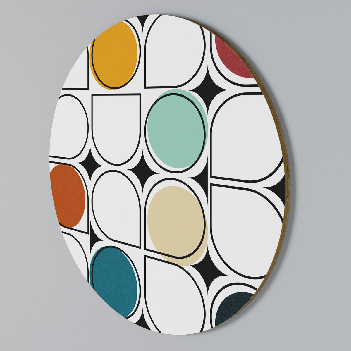 HUE HARMONY Arte de pared redondo