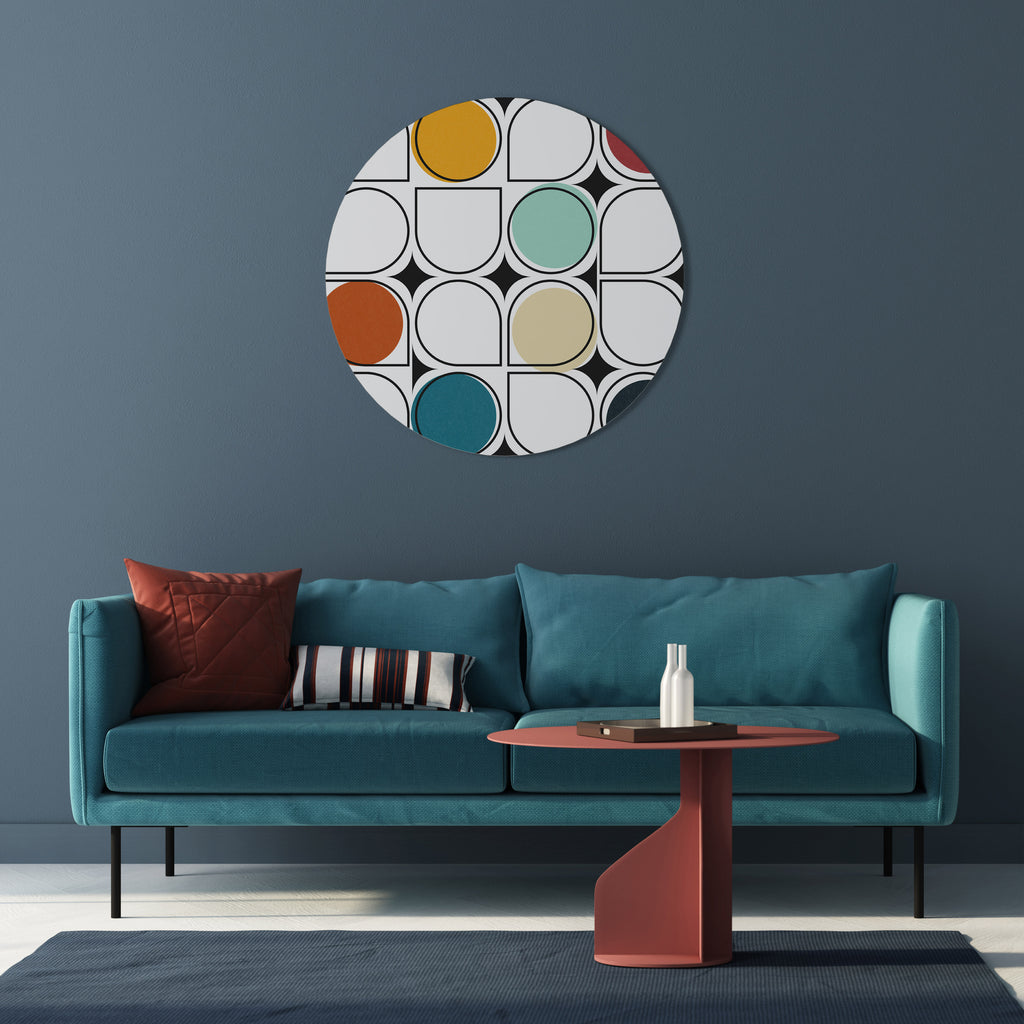 HUE HARMONY Round Wall Art
