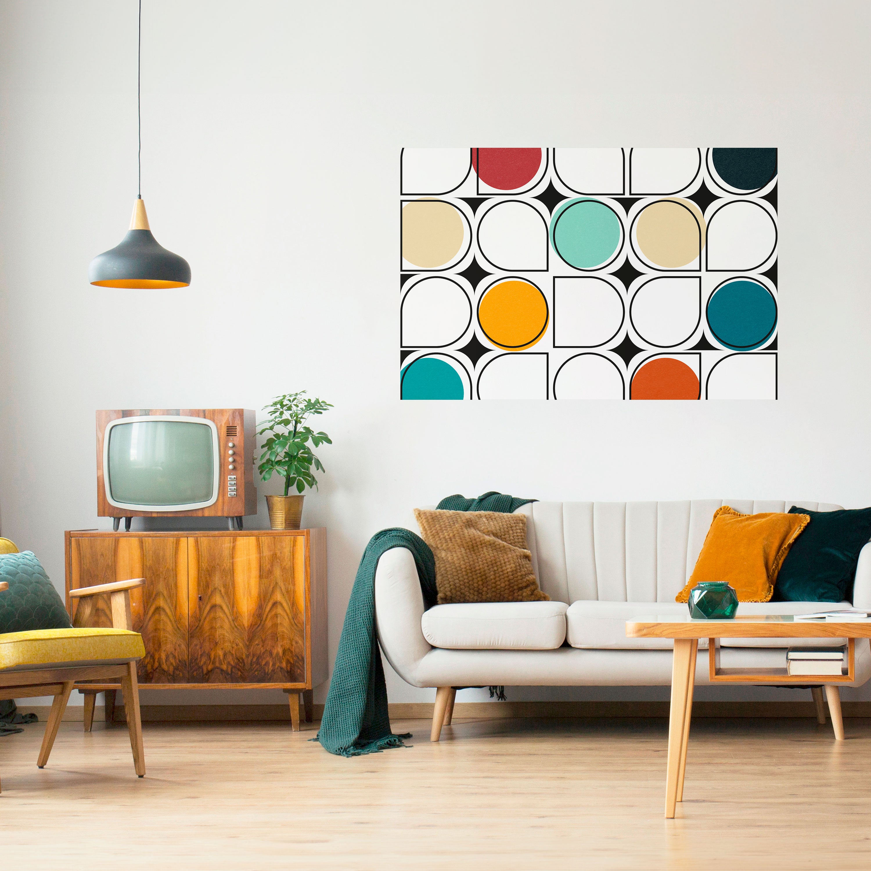 Póster horizontal autoadhesivo HUE HARMONY