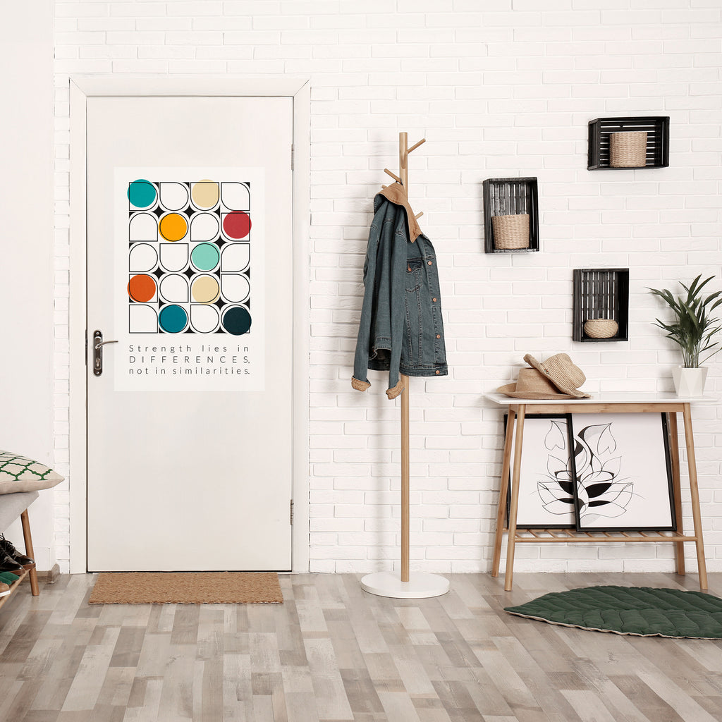 HUE HARMONY Peel and Stick Vertical Poster