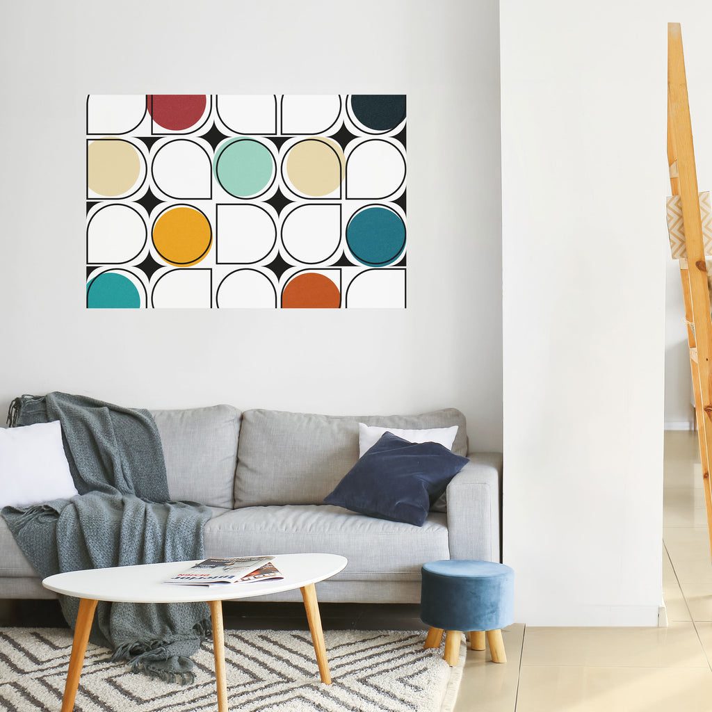 Póster horizontal autoadhesivo HUE HARMONY