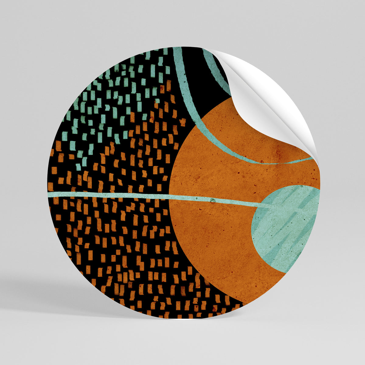 GEODE GLIMMER Vinilo adhesivo redondo