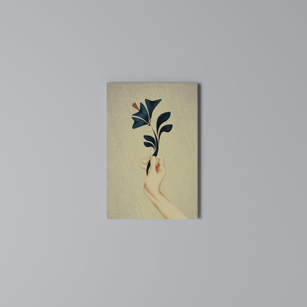 TAKE IT OR LEAF IT Cuadro en lienzo vertical