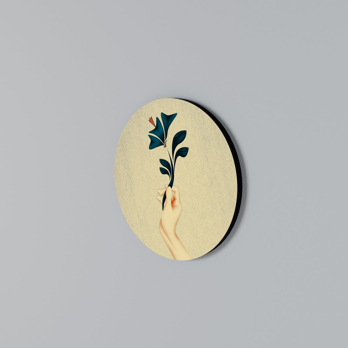 TAKE IT OR LEAF IT Arte de pared redondo