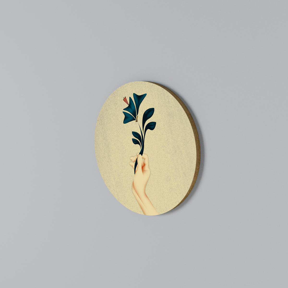 TAKE IT OR LEAF IT Arte de pared redondo