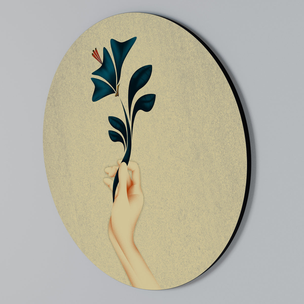 TAKE IT OR LEAF IT Arte de pared redondo