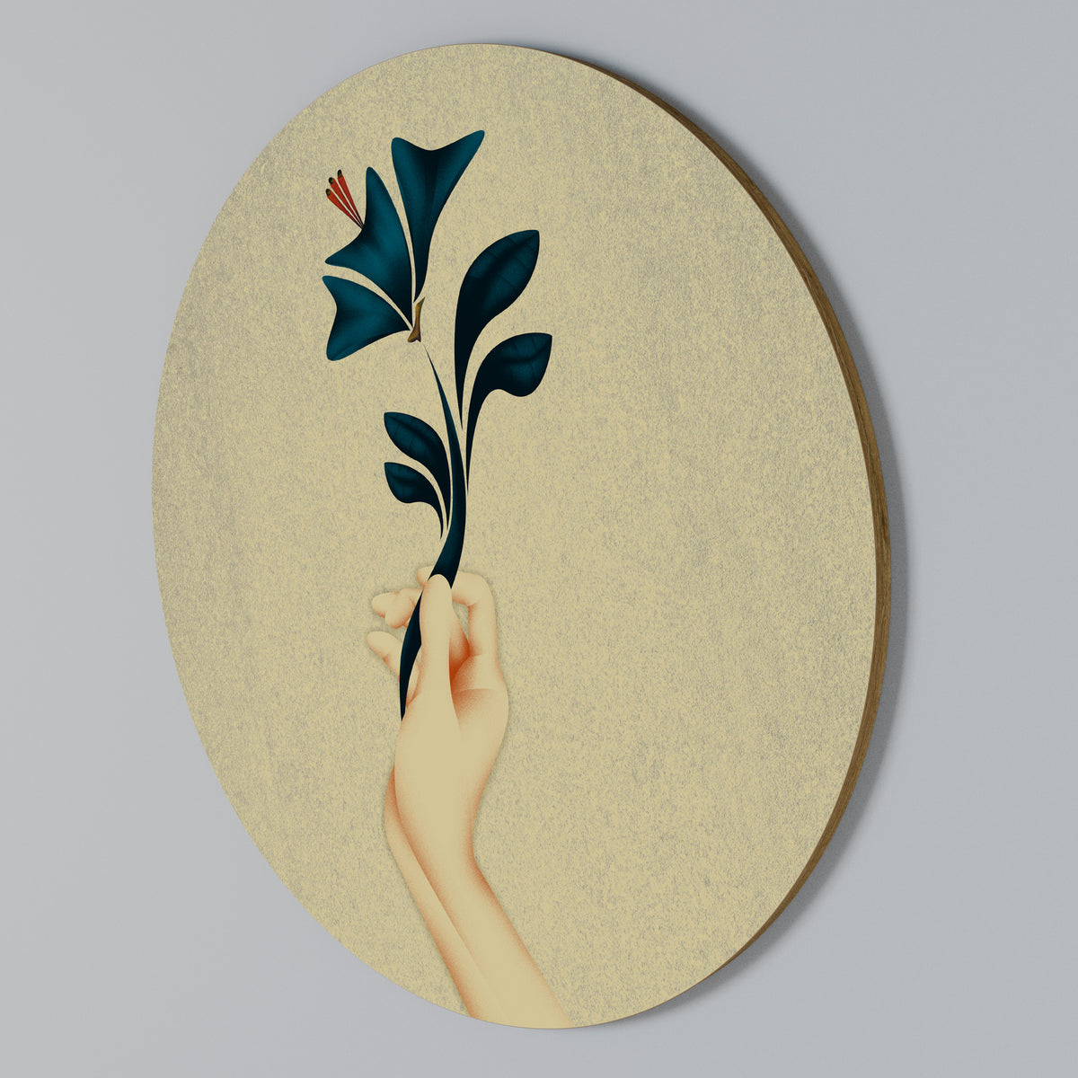 TAKE IT OR LEAF IT Arte de pared redondo