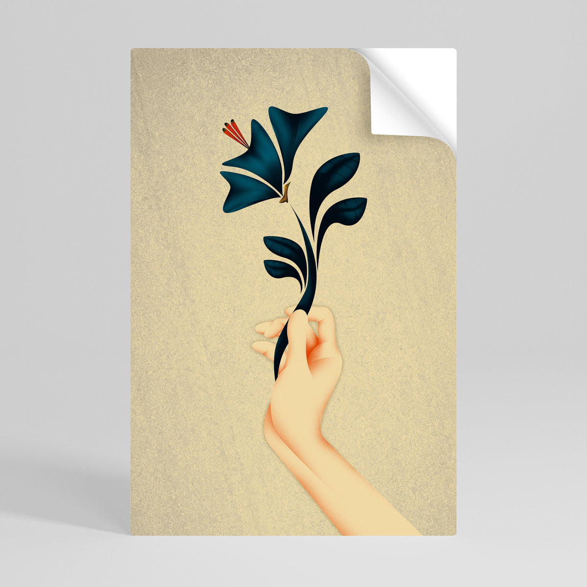 TAKE IT OR LEAF IT Póster adhesivo vertical