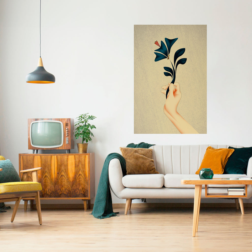 TAKE IT OR LEAF IT Peel and Stick Vertical Poster