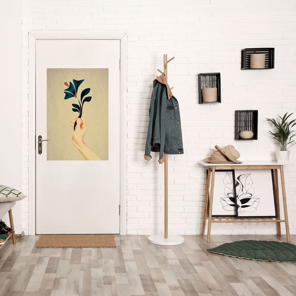 TAKE IT OR LEAF IT Peel and Stick Vertical Poster