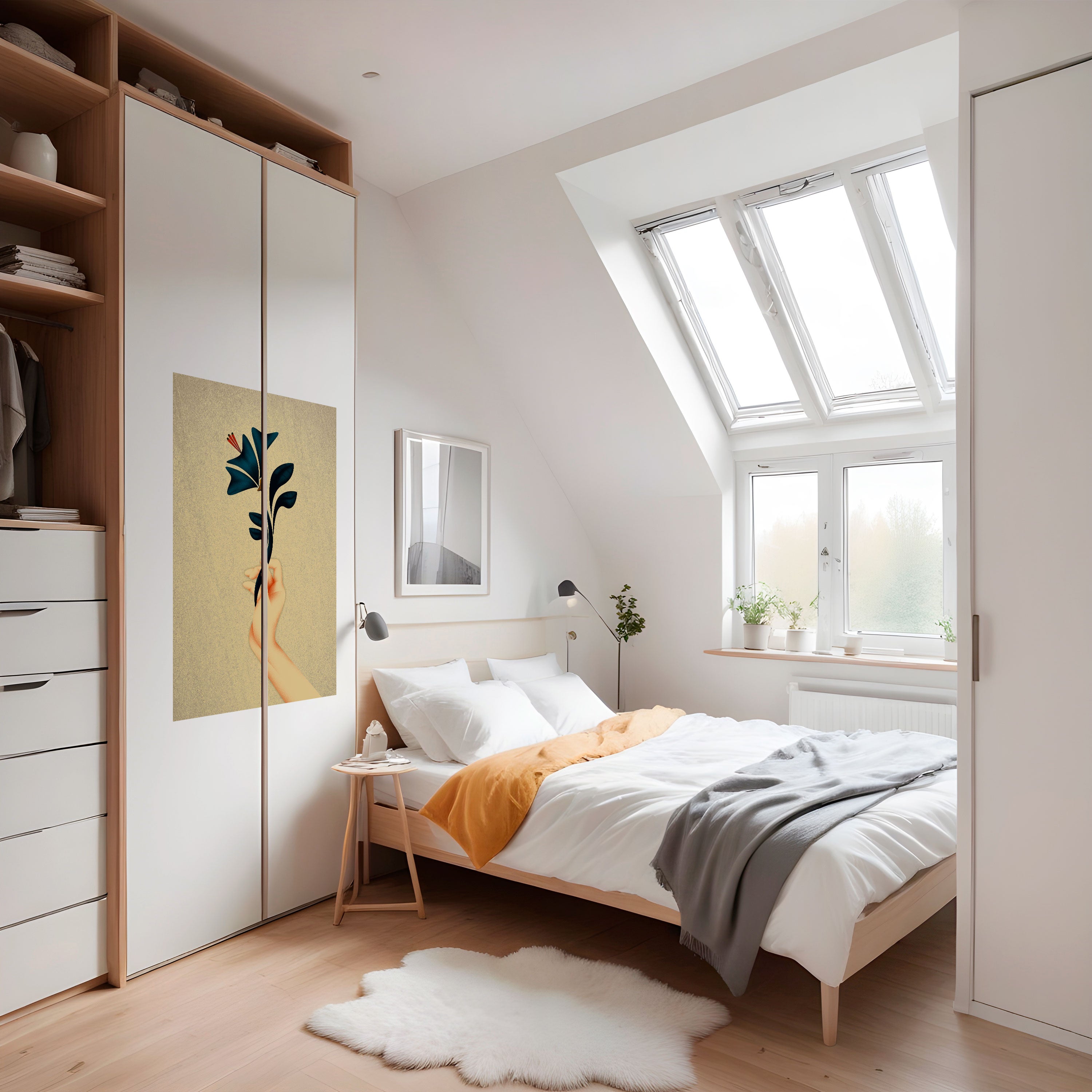 TAKE IT OR LEAF IT Peel and Stick Vertical Poster