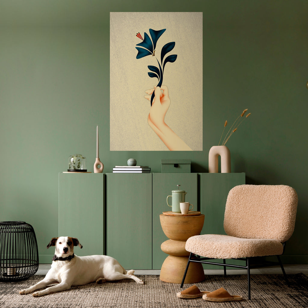 TAKE IT OR LEAF IT Peel and Stick Vertical Poster