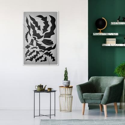 SHARP SHADOWS Vertical Canvas Print