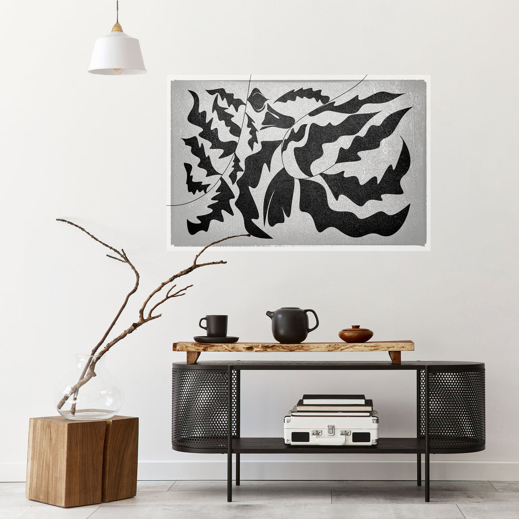 Póster horizontal autoadhesivo SHARP SHADOWS